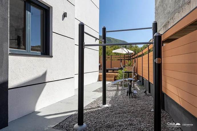 Yüzme havuzlu 52 metrekarelik lüks daire